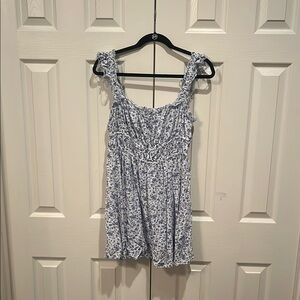 Floral Ruffle Strap Dress